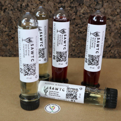 SAWTC 2022 Five Pack & Entry - 50 x 45ml sample packs - delivered in SA